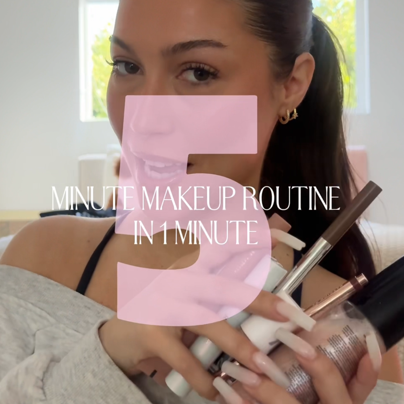 5 min makeup routine