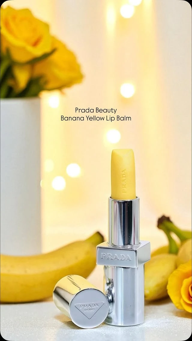 Prada Beauty Banana Yellow Lip Balm