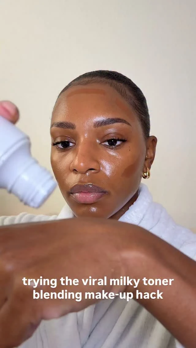 Blending with a Milky Toner