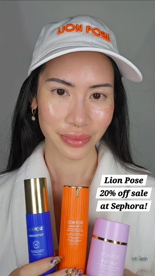 🦁 Lion Pose skincare trio 🦁