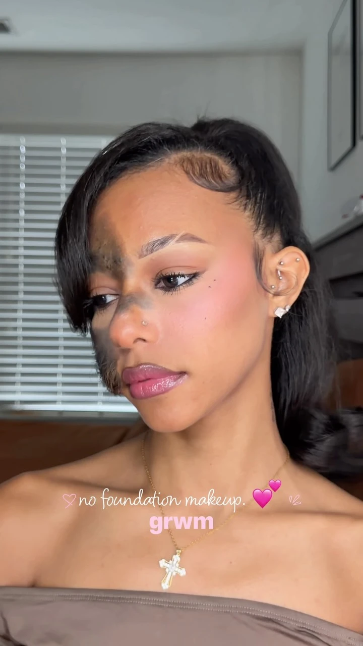 no foundation makeup look! 💕
