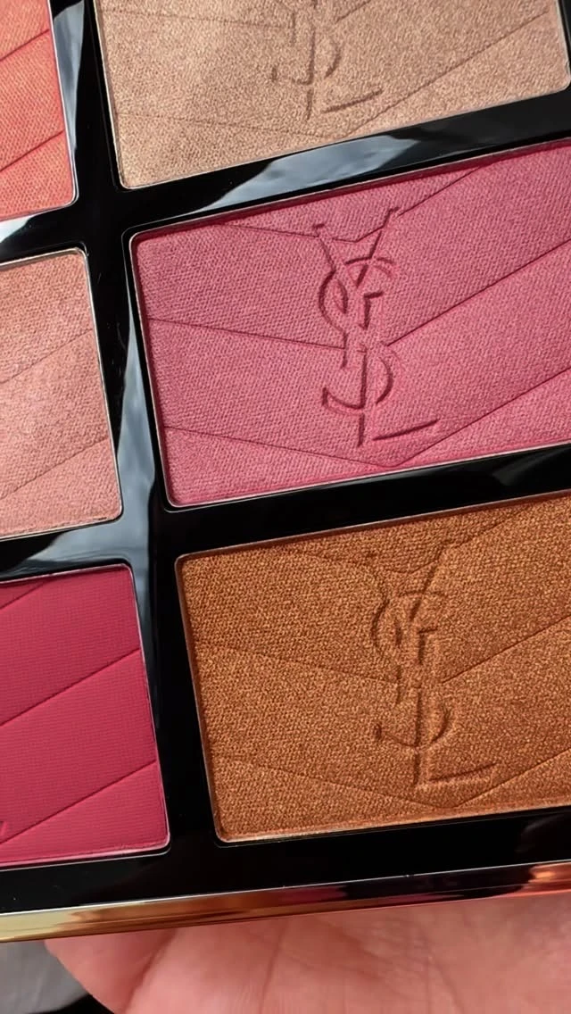 Obsessed with the new face palette by ysl 😍