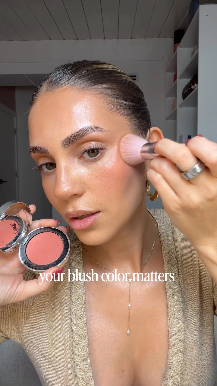 Peach YSL Cream Blush