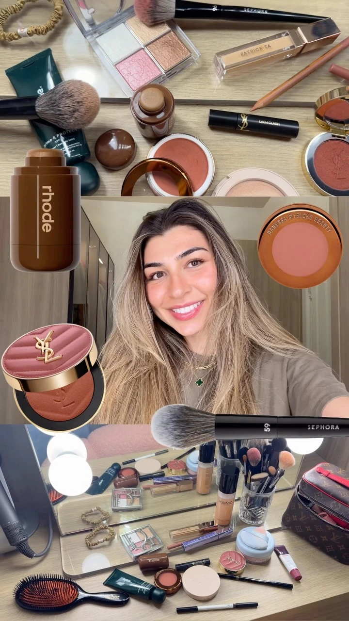 Sun Kissed Blush look