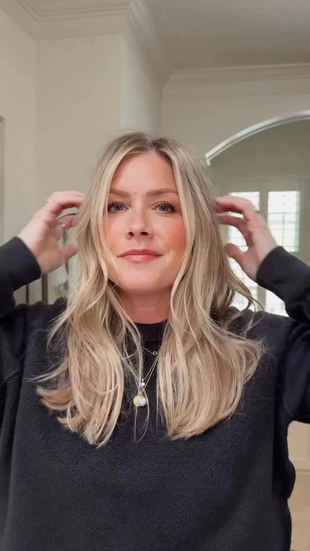 How I twist my hair up in a clip ✨