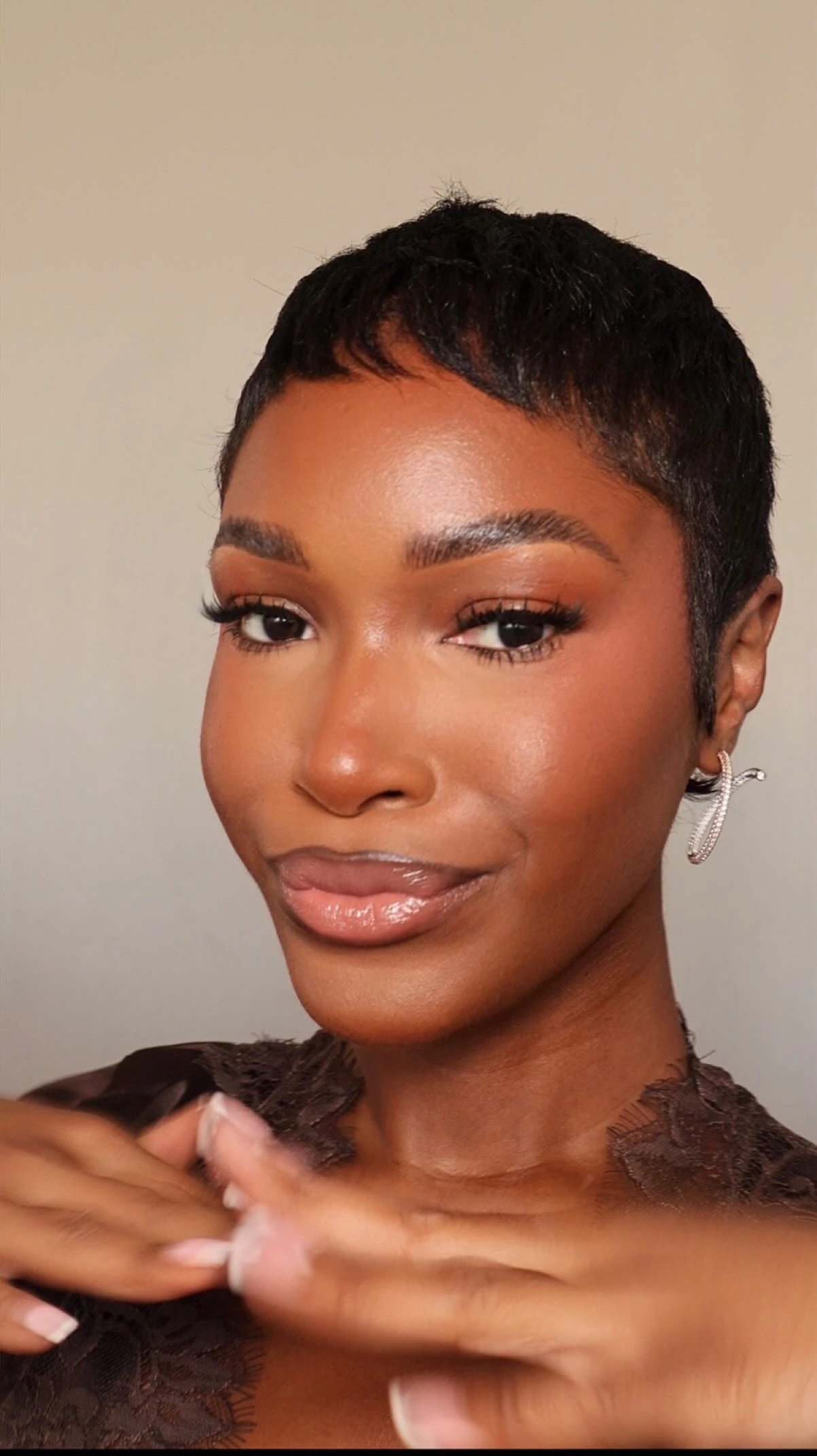 Peachy Bronze Glam