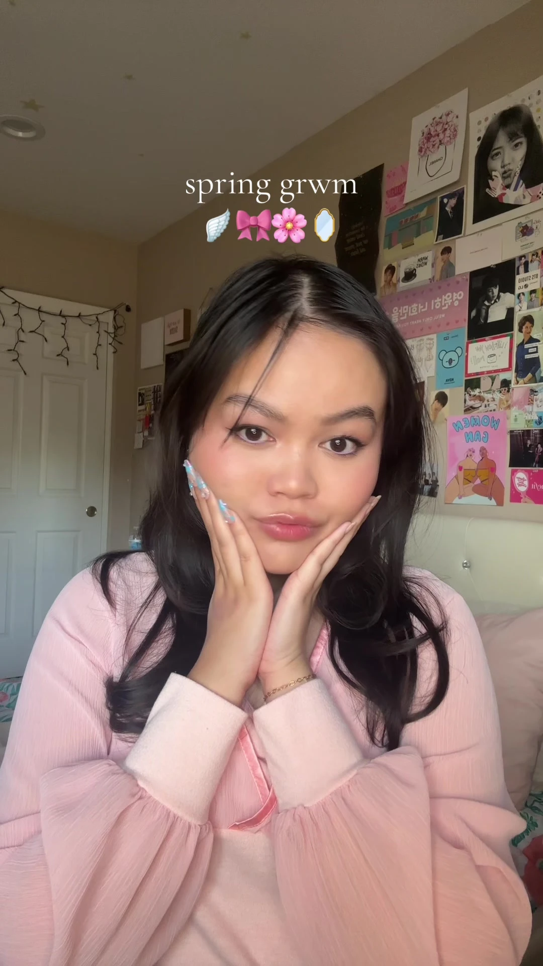spring GRWM: pastels