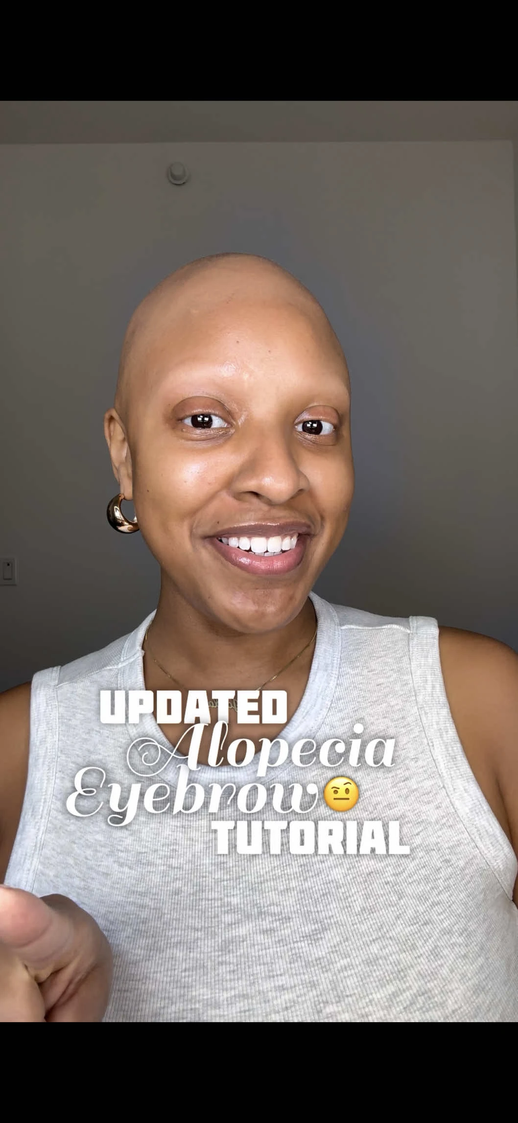 Alopecia Eyebrow Tutorial 🤨