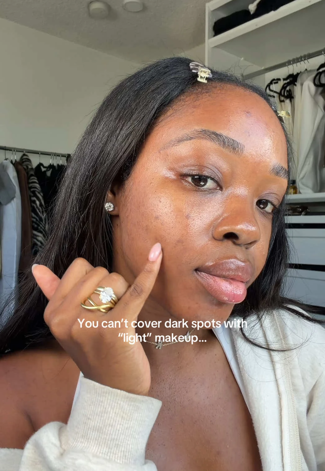 How to cover dark spots