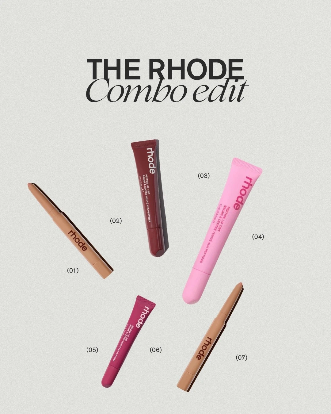 Rhode lip combos!