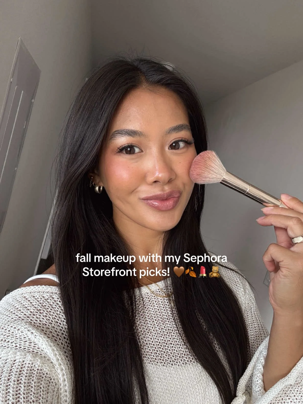 fall makeup look 🍂💄☕️🧸